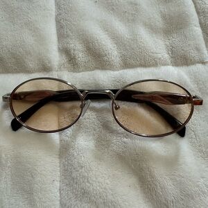 New Rose Tinted Round Oval Sunglasses